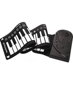 Rolling Up Piano, Portable 49 Keys Electronic Keyboard Hand Roll Piano for Children Kids