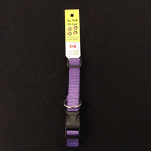 Load image into Gallery viewer, 1040 Paw Tracks Pet Gear Dog Collar Purple Plastic MADE IN CANADA