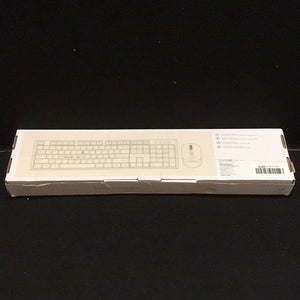 MeToo Wireless Keyboard, Ultra-Thin 2.4 USB Mute Keyboard and Mouse Set
