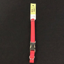 Load image into Gallery viewer, 1044 Paw Tracks Pet Gear Dog Collar Red Metal MADE IN CANADA