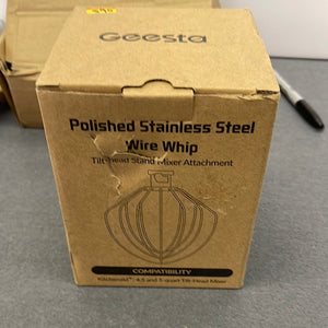Geesta stainless steel wire whip