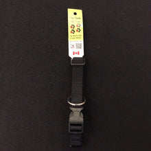 Load image into Gallery viewer, 1041 Paw Tracks Pet Gear Dog Collar Black Plastic MADE IN CANADA