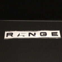 Load image into Gallery viewer, Set Range Rover Letters Land Rover Range Emblem Logo Badge Nameplates (Matte Black)