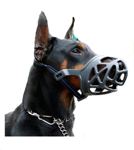 1135 Dog Muzzle, Breathable Basket Muzzles for Small, Medium, Large and X-Large Dogs, Anti-Biting, Barking and Chewing Dog Mouth Cover