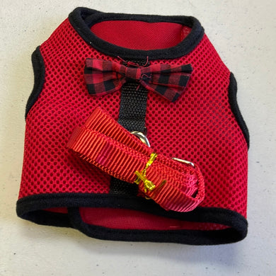 1138 Cat harness red