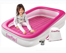 Load image into Gallery viewer, EnerPlex Kids Inflatable Travel Bed With Pump