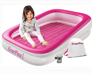 EnerPlex Kids Inflatable Travel Bed With Pump