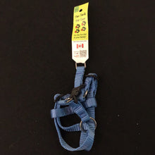 Load image into Gallery viewer, 1071 Paw Tracks Pet Gear Dog Harness Royal Blue Plastic XS MADE IN CANADA