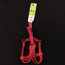 Load image into Gallery viewer, 1068 Paw Tracks Pet Gear Dog Harness Red Plastic Small MADE IN CANADA