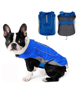 1009 Pet supplies Dog Blue Winter Jacket Size L *