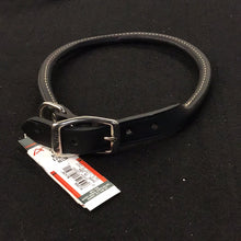 Load image into Gallery viewer, 1073 Circle T Pet Gear Dog Collar Leather Black 18”