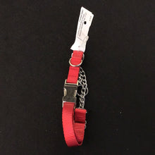 Load image into Gallery viewer, 1050 Pet Gear Dog Collar Red Metal Chain Large MADE IN CANADA