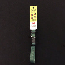Load image into Gallery viewer, 1070 Paw Tracks Pet Gear Dog Collar Green Plastic Small MADE IN CANADA