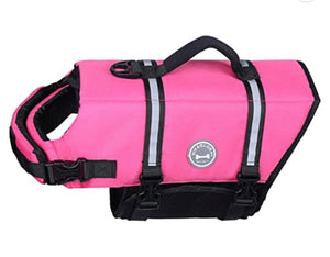1004 VIVAGLORY Life Jacket for Dogs-Pink Large