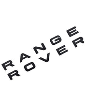 Load image into Gallery viewer, Set Range Rover Letters Land Rover Range Emblem Logo Badge Nameplates (Matte Black)