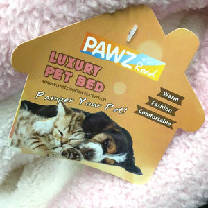 1005 Pet Cat PAWZ Road Cat Sleeping Bag Self-Warming Kitty Sack Pink *